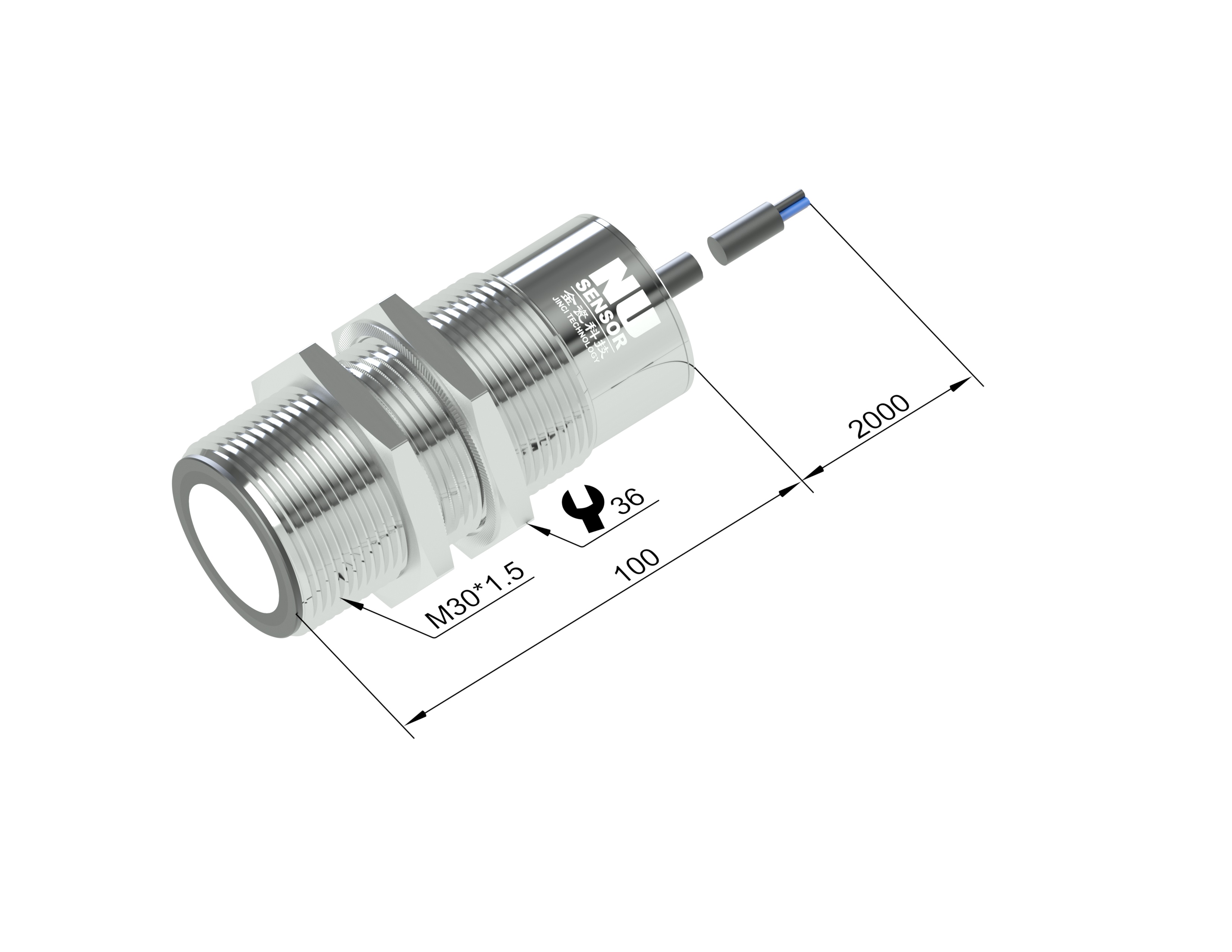 收發(fā)一體超聲傳感器